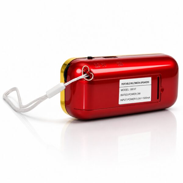 Портативный радиоприемник MP3/FM с USB, B837 / Мини-радио с питанием от аккумулятора