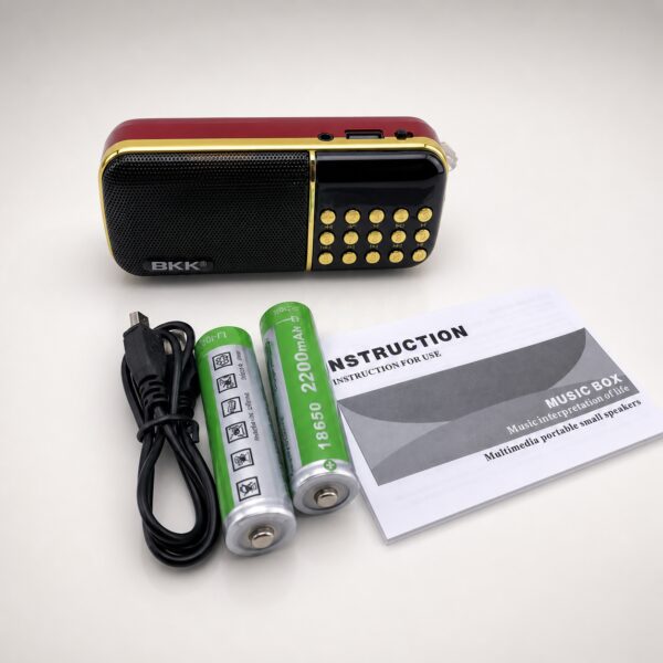 Портативный радиоприемник B851SS с FM-тюнером, LED дисплеем, microSD, USB и разъемом для наушников