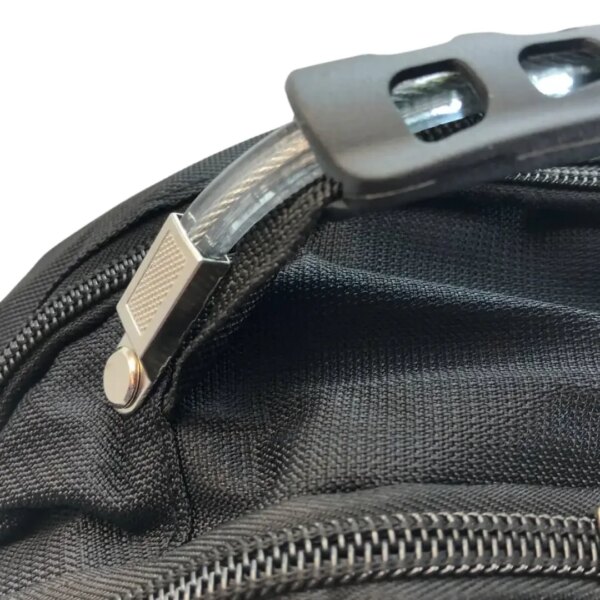 УЦЕНКА! Рюкзак водонепроницаемый с ортопедической спинкой USB/AUX до 25 кг (нет бегунков 3534)