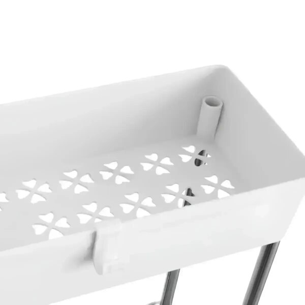 УЦЕНКА! Этажерка на колесах 4 яруса (87×38×13см), Bathroom Rack / Напольная полка (Плохая упаковка, трещина 3540)