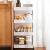 УЦЕНКА! Этажерка на колесах 4 яруса (87×38×13см), Bathroom Rack / Напольная полка (Плохая упаковка, трещина 3540)