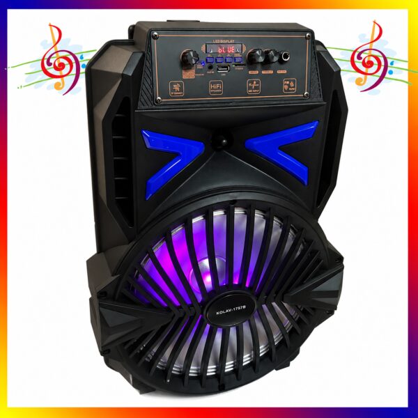 Колонка аккумуляторная KOLAV 1757В Bluetooth/USB/FM Акустика Колонка блютуз