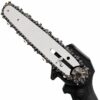 Аккумуляторная цепная мини пила Electric Chain Saw 48V 8" дюймов 20см с 2 аккумуляторами для обрезки веток деревьев в кейсе