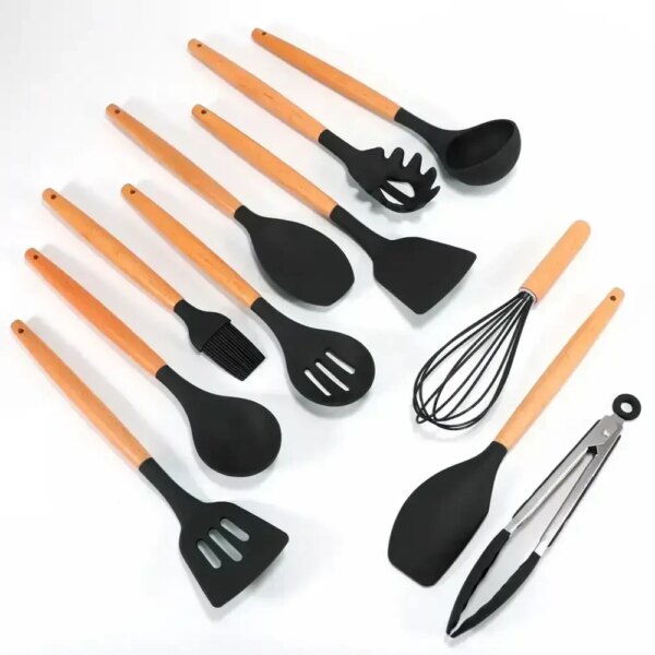 УЦЕНКА! Набор кухонных принадлежностей из 12 предметов Kitchen Set RD-1204 (Повреждение подставки 3548)