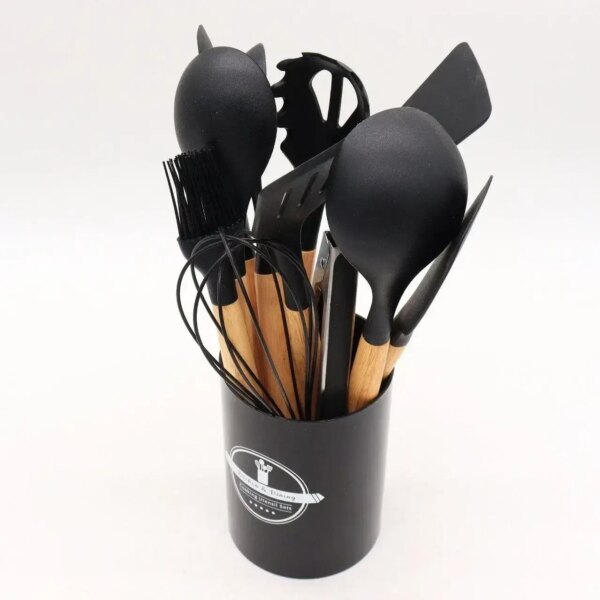 УЦЕНКА! Набор кухонных принадлежностей из 12 предметов Kitchen Set RD-1204 (Повреждение подставки 3548)