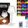 УЦЕНКА! Настольная LED лампа Crystal Table Lamp RGB с сенсорным управлением, пультом управления, 16 цветами (Плохая упаковка 3549)