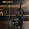 Электрическая кексница с поворотом 180° и антипригарным покрытием RAF 500 1800W