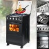 Газовая плита с четырьмя конфорками, духовкой и нержавеющей поверхностью RAF 8514