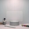 Акриловая доска на подставке с подсветкой и маркером USB