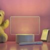 Акриловая доска на подставке с подсветкой и маркером USB