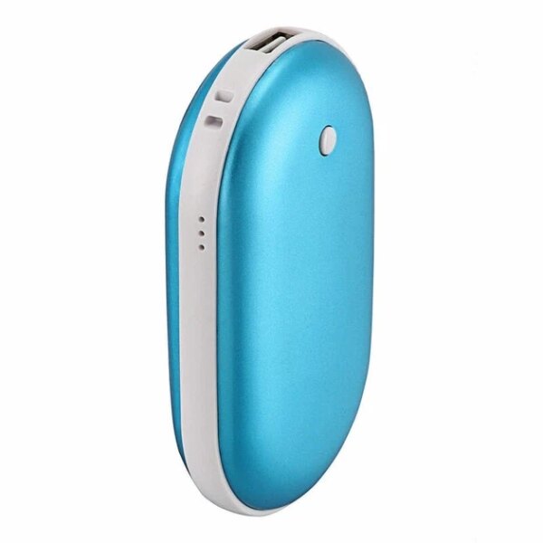 Грелка для рук и повербанк 2 в 1 Pebble hand warmer Грелка-повербанк 5000 mAh Power Bank с подогревом