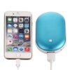 Грелка для рук и повербанк 2 в 1 Pebble hand warmer Грелка-повербанк 5000 mAh Power Bank с подогревом