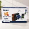 Портативный FM радиоприемник MEIER М-521BTS FM радио проигрыватель с флешкой USB на аккумуляторе с солнечной батареей