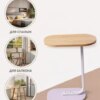 Столик DASH (ZM-1670) (Светлое дерево) (Кофейный, журнальный, прикроватный, овальный. ножка чёрная) //