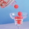 Портативная силиконовая форма для льда бутылка складная 2 в 1 ICE CUBE TRAY на 17 шариков