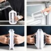 Портативная силиконовая форма для льда бутылка складная 2 в 1 ICE CUBE TRAY на 17 шариков