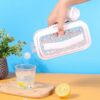 Портативная силиконовая форма для льда бутылка складная 2 в 1 ICE CUBE TRAY на 17 шариков
