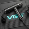 Фен VGR V-427: 1900 Вт, 3 насадки для идеальной укладки / Фен с диффузором / Профессиональный фен с насадками