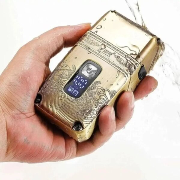 Машинка для стрижки волос и бороды с 4 насадками, с USB, VGR V-649, Золотистый / Набор шейвер и триммер для стрижки