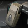 Электробритва шейвер VGR V-335 от USB, с LED дисплеем, Золотистый / Профессиональная бритва с тремя ножевыми блоками