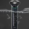 Аккумуляторная электробритва водонепроницаемая, от USB, VGR V-310, Черная / Беспроводная бритва электрическая