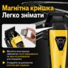 Набор машинок для стрижки VGR V-877S2 Gold/Green 2 в 1 с триммером, LCD-дисплеем, насадками и USB-C зарядкой