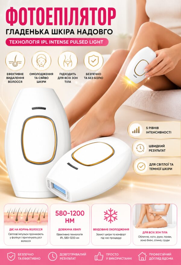 Лазерный эпилятор IPL Hair removal