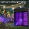 Электрический отпугиватель насекомых Mosquito Killing Lamp BG-010 /УФ-лампа от комаров 360° USB / Настенный уничтожитель насекомых