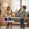 Караоке-система K12 с двумя микрофонами, Bluetooth, черная