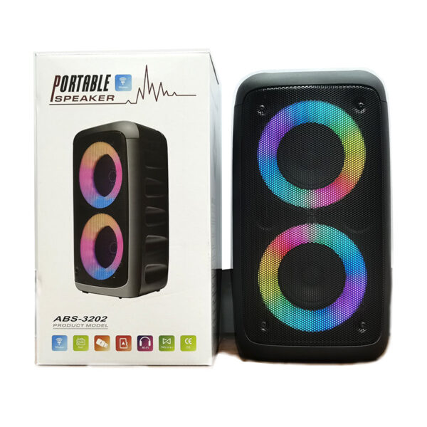Беспроводная многофункциональная колонка ABS-3202 с RGB-подсветкой