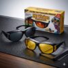 Очки антибликовые для водителя ночные и дневные DIAL VISION HD-2