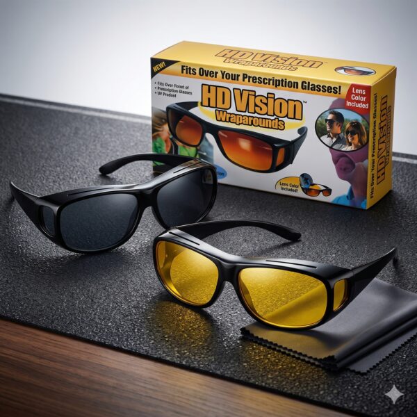 Очки антибликовые для водителя ночные и дневные DIAL VISION HD-2