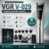 Беспроводной триммер для стрижки 6в1 VGR V-029, Черный / Машинка для стрижки / Триммер для бороды / Триммер для носа