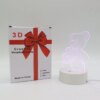 УЦЕНКА! 3D ночник Мишка с сердцем + пульт, от USB / Акриловый светильник / Лампа-ночник (Плохая упаковка 3280)