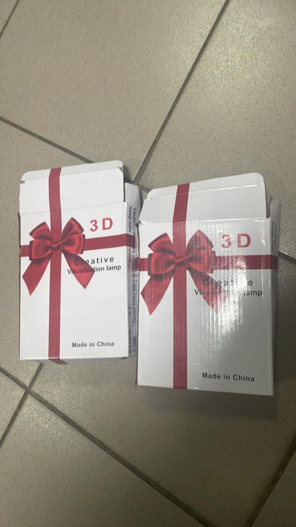 УЦЕНКА! 3D ночник Мишка с сердцем + пульт, от USB / Акриловый светильник / Лампа-ночник (Плохая упаковка 3280)