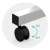 Стол для ноутбука DASH-64200 на колесиках с регулировкой высоты 59–89 см, передвижной столик-подставка 60×40 см, мраморная стульня