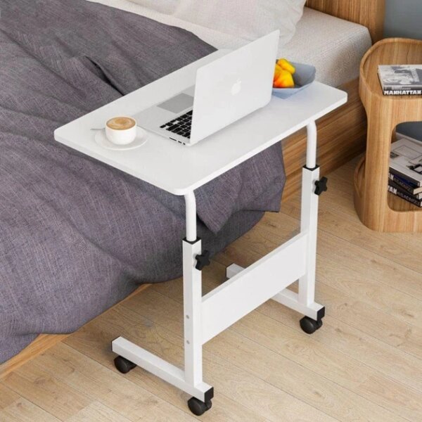 Стол компьютерный на колесиках с регулировкой высоты Laptop Table 60 х 40