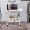 Стол компьютерный на колесиках с регулировкой высоты Laptop Table 60 х 40