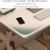 Компьютерный стол 1849 белый 60×60×80 см Стол для ноутбука, обучение и работы 1849 с полками для дома и офиса