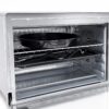 Электрическая духовка Zepline ZP-00369 60 л, 2200 Вт, с конвекцией и грилем, настольная электропечь из нержавеющей стали