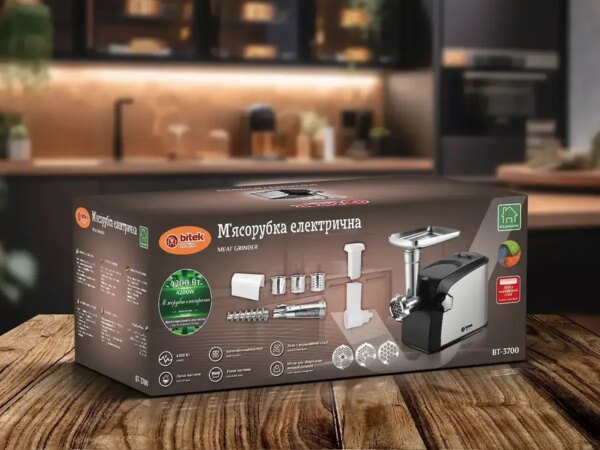 Мясорубка электрическая 4200Вт BITEK BT-3700