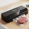 Вакуумный упаковщик для продуктов 200Вт с LED-подсветкой и рулоном пакетов, Zepline ZP-00373 / Кухонный вакууматор для мяса
