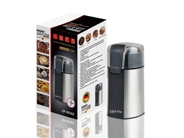 Кофемолка электрическая Zepline ZP-00362 500 Вт, чаша до 100 г, нож из нержавеющей стали