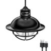 Аккумуляторный ретро LED-фонарь SSP-10 для кемпинга с USB-зарядкой, диммированием и регулировкой цвета света до 1000Lm