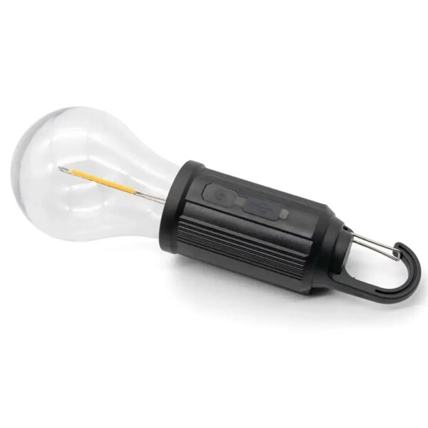 Аккумуляторная лампочка на солнечной батарее SSP-12 с USB зарядкой, Форма, Рандом / Подвесная лампочка для кемпинга