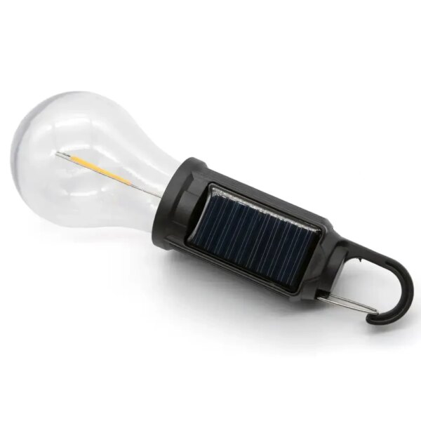 Аккумуляторная лампочка на солнечной батарее SSP-12 с USB зарядкой, Форма, Рандом / Подвесная лампочка для кемпинга