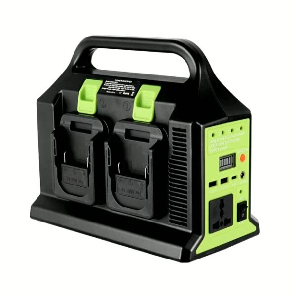 Преобразователь напряжения (UIN2) 300W с 12V на 220V / Инвертор питания с выходом 220В для аккумуляторов LXT USB, Type-C, 12В, LED