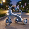 Детский велосипед трехколесный Whale XLT918 со звуковыми и световыми эффектами до 40 кг Синий 26X-54
