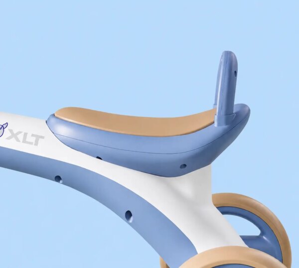 Детский велосипед трехколесный Whale XLT918 со звуковыми и световыми эффектами до 40 кг Синий 26X-54