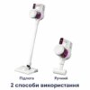 Беспроводной пылесос 4 в 1 для влажной и сухой уборки Аккумуляторний пылесос для дома и авто удаление клещей + насадки-щетки